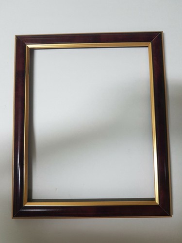 Cornice legno oro - oro, mogano