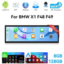 Autoradio 14.9" 8 core Android 8+128GB GPS wireless carplay per BMW X1 F48 F49