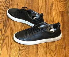 P448 You Can Surf Later Italy Sneakers Uomo Pelle Nero Nuove Tg 45