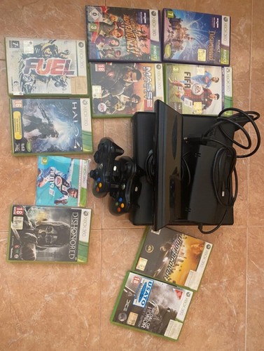 Xbox 360s con kinect - , e