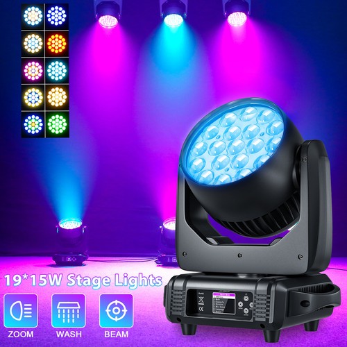 19x15w rgb led testa mobile - 19x15w,