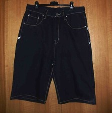 HIP HOP TRIBAL BROKE SHORT PANTS Bermuda uomo jeans 