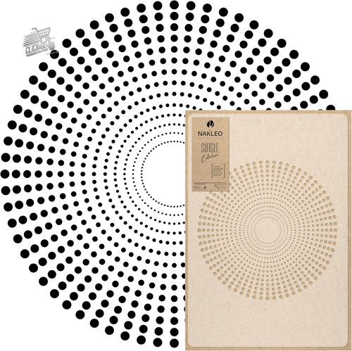 Stencil mandala 57cm nakleo - mandala,