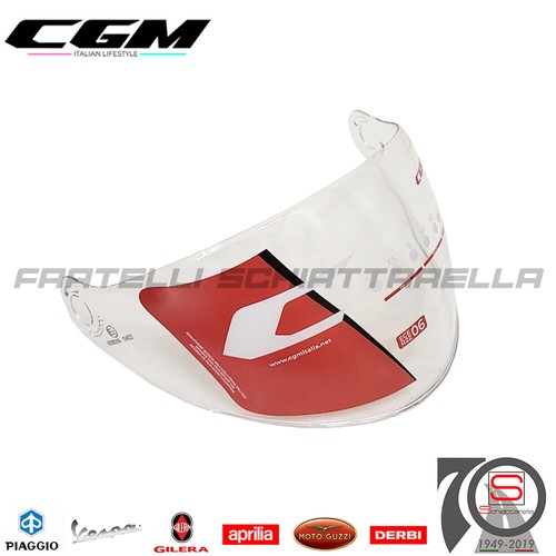 Visiera lunga trasparente - lunga,