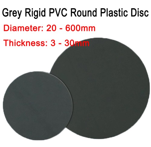Pannello tondo pvc rigido nero - tondo,