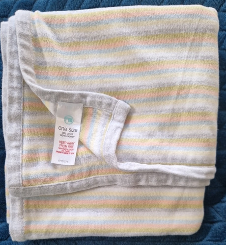 Coperta mothercare righe 80x90 - mothercare,