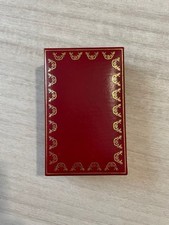 Vintage Cartier Accendino Scatola Originale,placcato in oro giallo smalto blu