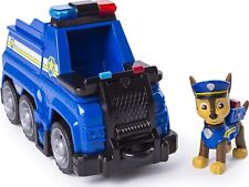 PAW PATROL ULTIMATE RESCUE CHASE POLICE CRUISER CON GANCIO E BARRICATA MOBILI