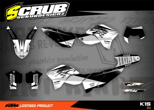 Adesivo ktm decoro exc 125 - adesivo,