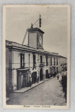 CARTOLINA BAIANO AVELLINO PALAZZO COMUNALE ANIMATA ANNI 20 FORMATO PICCOLO