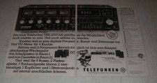 Pubblicità hifi Telefunken