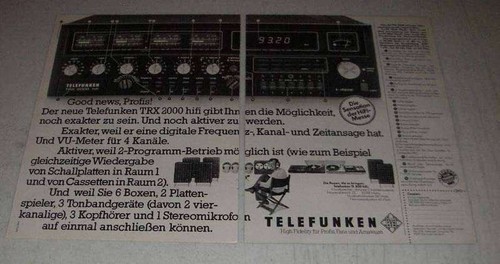 Pubblicità hifi telefunken - pubblicità,