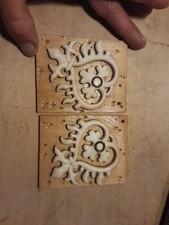 2 VECCHI MODELLI LEGNO SU LEGNO COSÌ COME IN FOTO