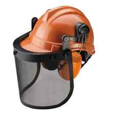 Elmetto forestale protettivo con visiera in rete cuffie antirumore 000376 Brumar
