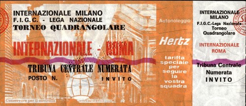 Biglietto stadio originale - biglietto,