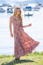 CIENNA Binda Rosa Maxi Dress -