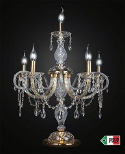 Lume Lampada da tavolo cristallo classico 6 luci mod girandola DESIGN SWAROVSKY 