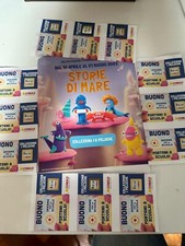 Lotto 12 Bollini  Collezione Peluche Conad HEY CLAY STORIE DI MARE 2023.