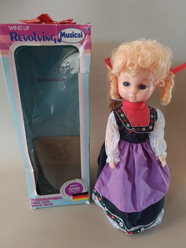 Bambola vintage girevole miss - bambola,