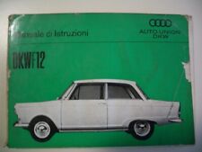 AUTO UNION DKW  (DKW F 12) DEL 1963  -  LIBRETTO USO E MANUTENZIONE ORIGINALE