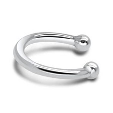 Orecchino argento semplice