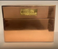 Ricettario stile vintage rame latta ottone etichetta fattoria fatto a mano impressioni uniche