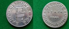 GETTONE TOKEN JETON VINTAGE PER JUKE BOX I.T.A.C.A. ROMA  #44