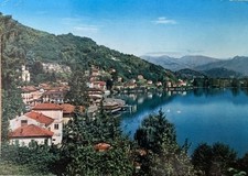 Cartolina Ponte Tresa Canton Ticino Svizzera Lago di Lugano viaggiata