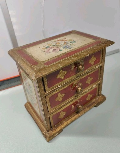 Antico portagioie fiorentino - portagioie,