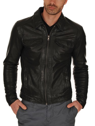 Giacca uomo vera - pelle, di