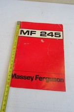 manuale uso manutenzione trattore Massey Ferguson MF 245 trattrice tractor