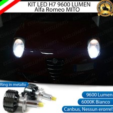 KIT LAMPADE ANABBAGLIANTI LED ALFA ROMEO MITO LAMPADE LED H7 CANBUS 9600 LUMEN