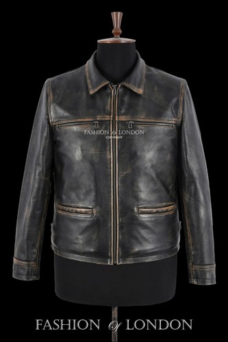 Giacca uomo pelle - zip, box