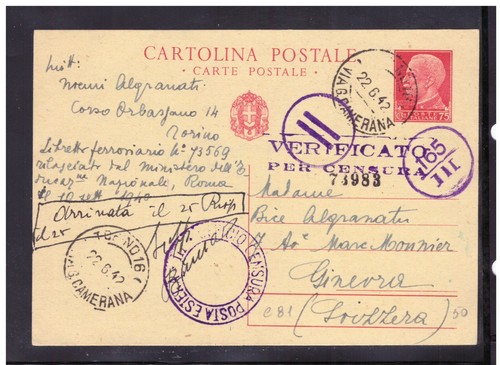 Cartolina postale c - cartolina,