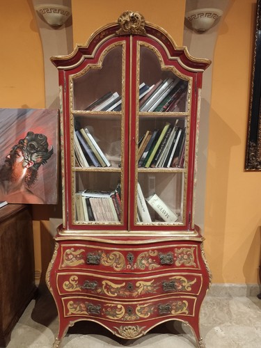 Libreria antica policromata - antica,