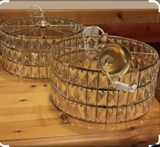 Coppia di lampadari a