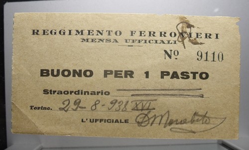 Buono pasto reggimento - 1,