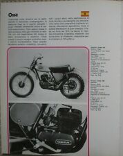 OSSA 125 250 PHANTOM MOTO CROSS 1974 SCHEDA TECNICA STORIA AZIENDA