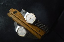PULSAR V342-7000 VINTAGE NEW OLD STOCK DRESS WATCH 32MM OROLOGIO CON DATARIO