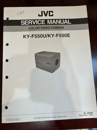 Jvc f550u f550e - ky-f550u, ky-f550e