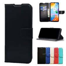 COVER CUSTODIA A PORTAFOGLIO LIBRO TESSERE PER XIAOMI REDMI 10C + Pellicola 