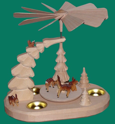 Piramide luce tè con cervi - piramide,