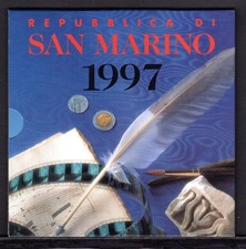 San Marino 1997 KMS in folder