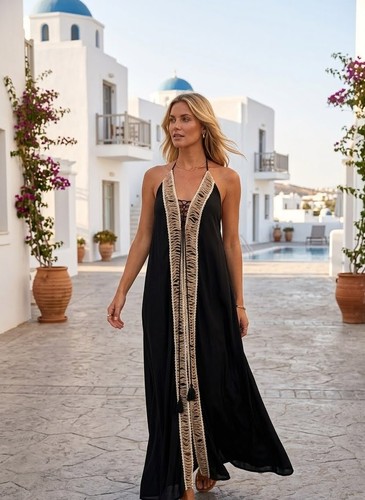 Vestito donna nero - vestito, da