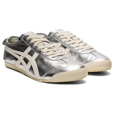 - Onitsuka Tiger MEXICO 66 Scarpe Sneakers Unisex Argento/Bianco sporco 1183B566-021