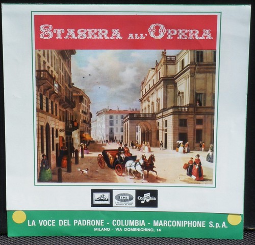Plaquette stasera all - plaquette, all'opera