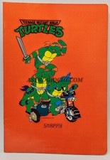 TURTLES NINJA NOTEBOOK QUADERNO GRANDE A5 CARTOLERIA VINTAGE 1990 SNAPPY MIRAGE
