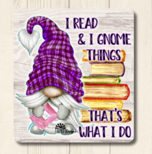 Gnome Book Magnet Read & Gnome