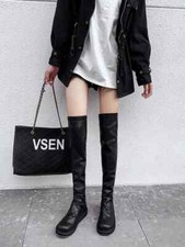 stivali stivaletti coscia nero