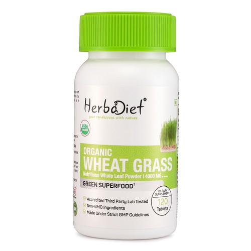 Erba grano biologica 4000mg - erba,